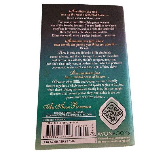 Because of Miss Bridgerton by Julia Quinn avon books isbn 9780062388148 - Picture 5 of 5